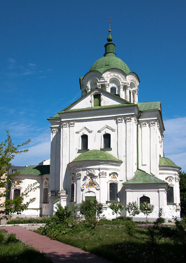 Image - Kyiv: Church of Saint Nicholas on the Bank (designed by Ivan Hryhorovych-Barsky, 1772-5).